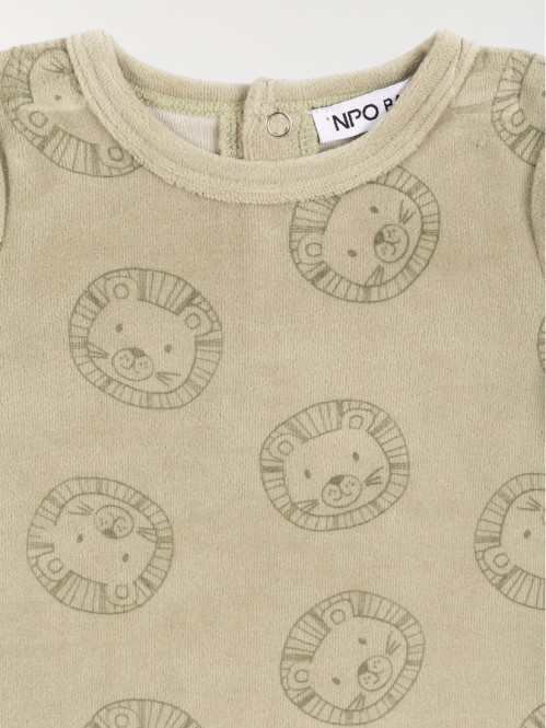 Pyjama imprimé lion garçon (3- 24M)