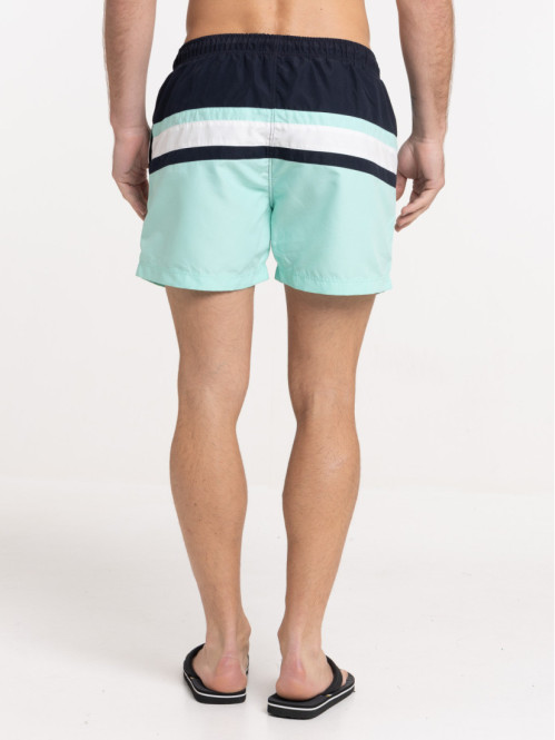 Short de bain homme tricolore