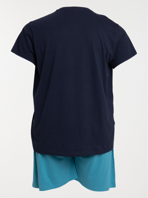 Pyjashort message grande taille homme