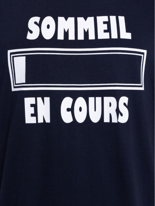 Pyjashort message grande taille homme