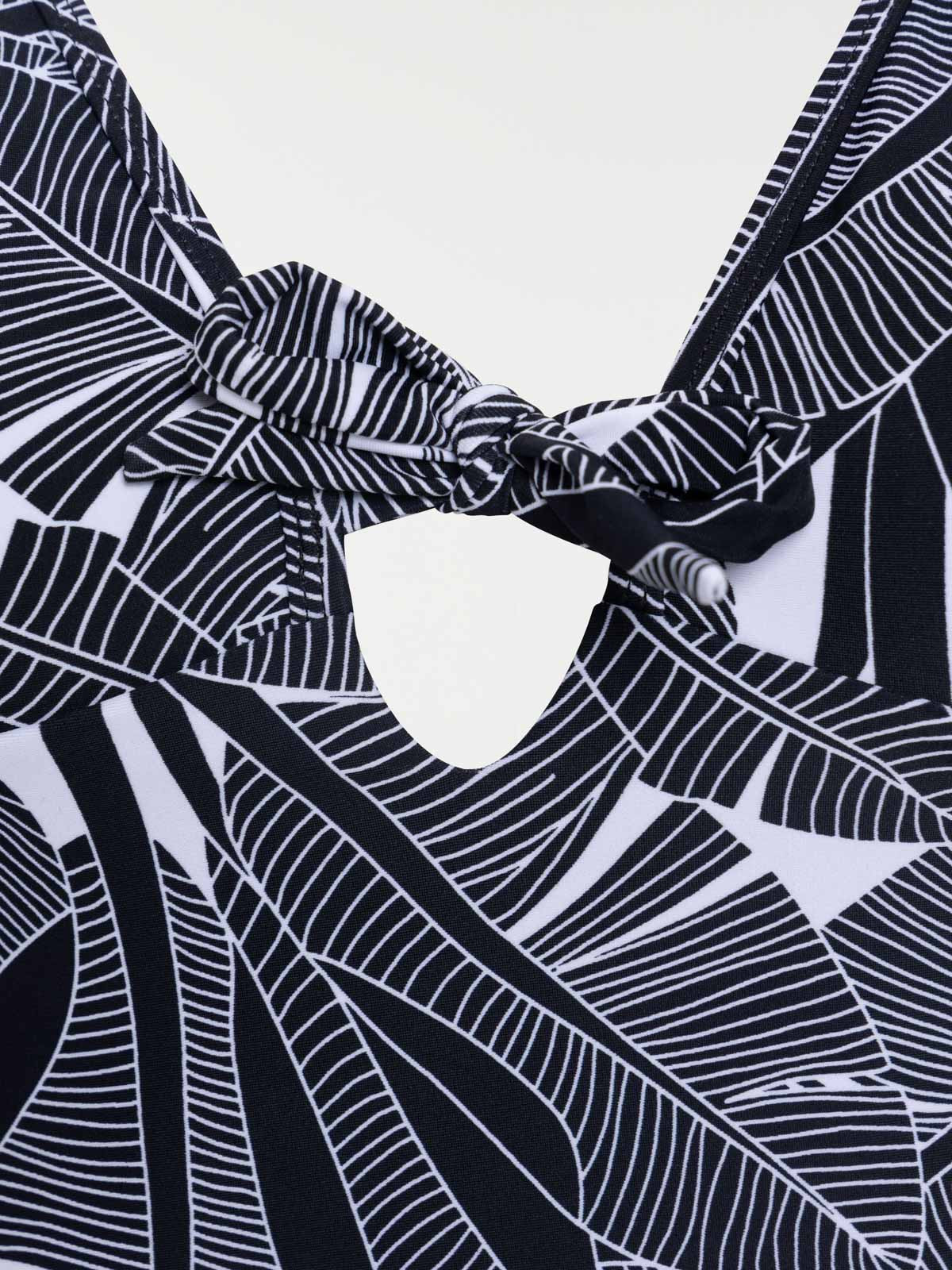 Maillot de bain femme 1 pièce feuillage Maillot de bain femme 1 pièce feuillage