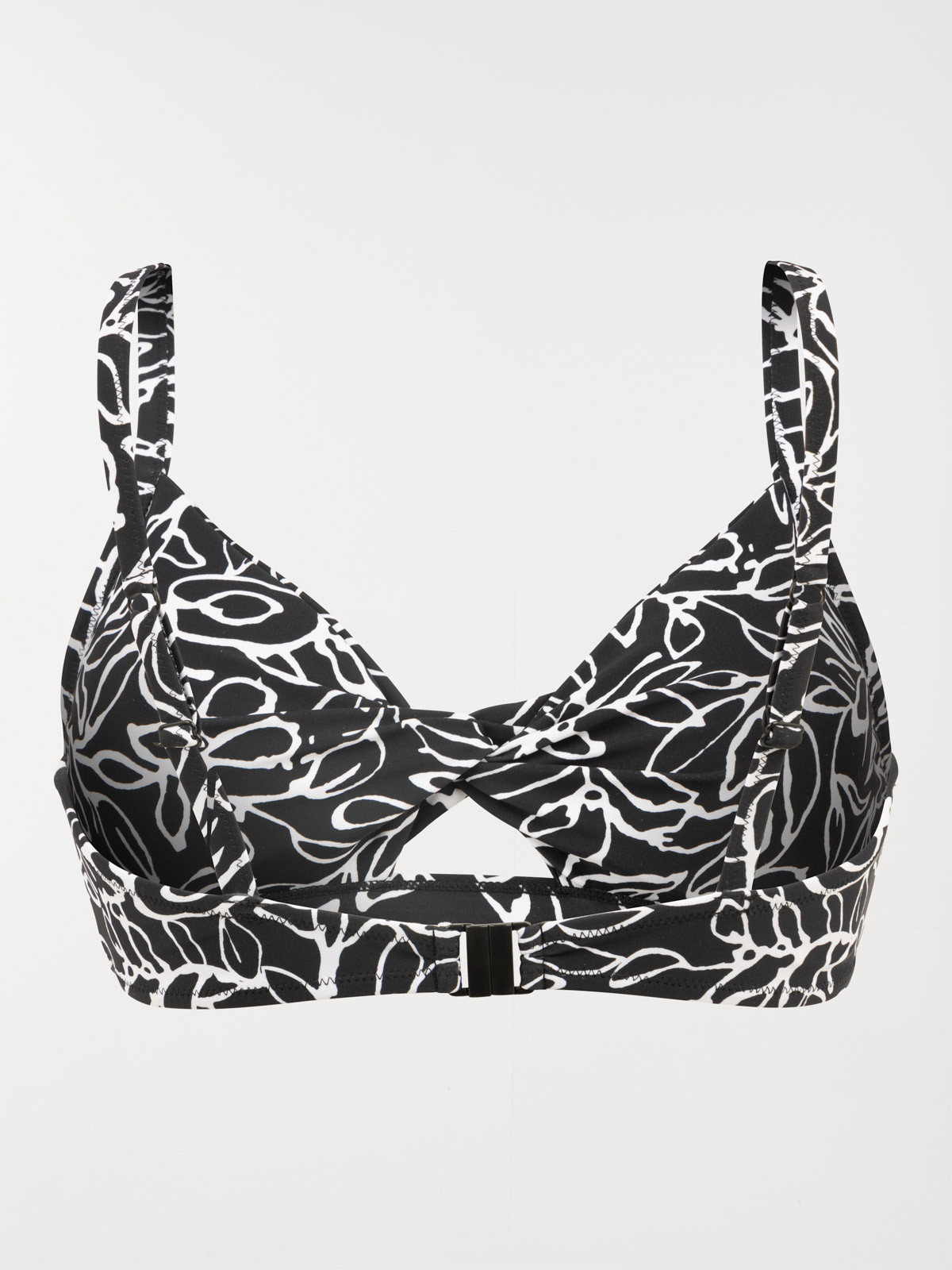 Haut maillot de bain végétal femme