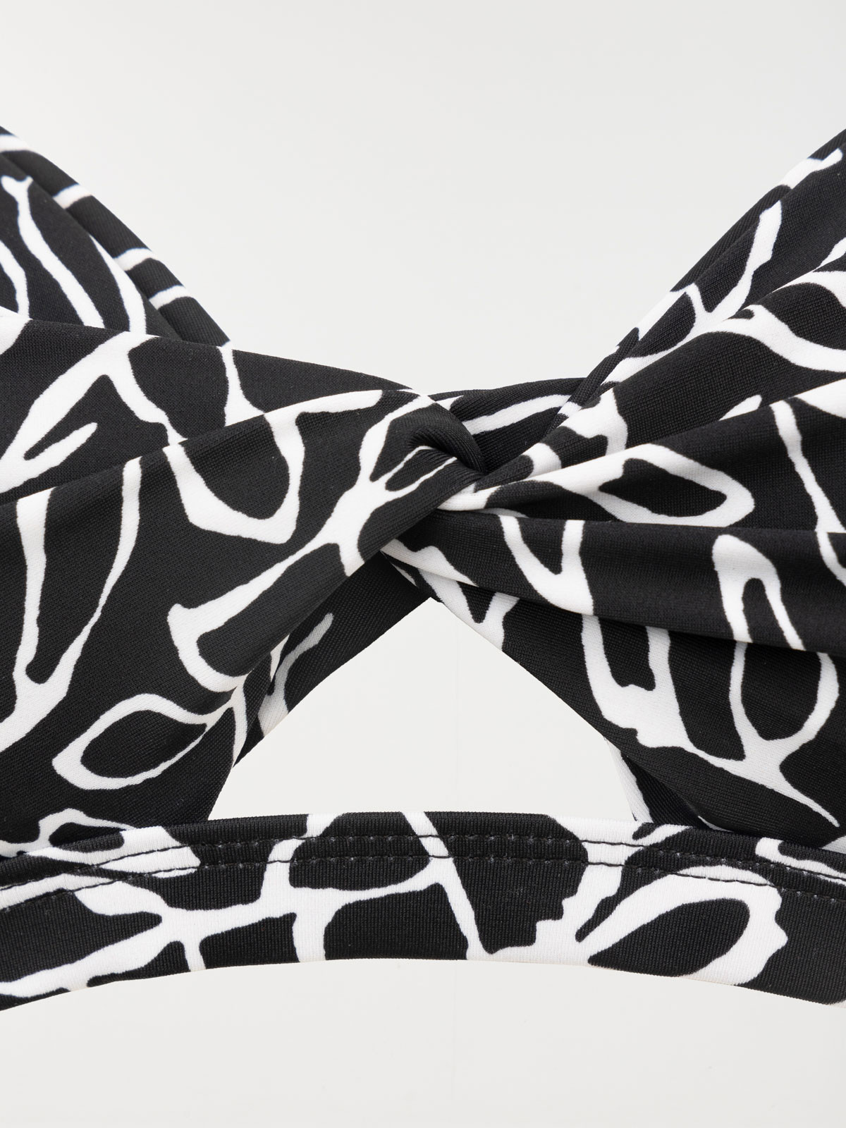 Haut maillot de bain végétal femme