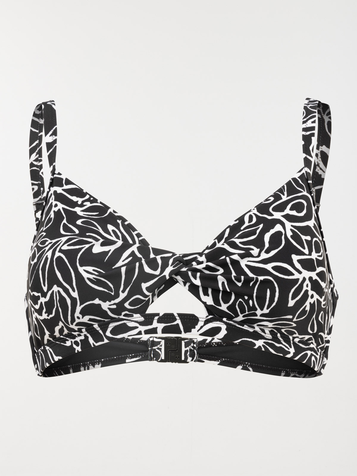 Haut maillot de bain végétal femme