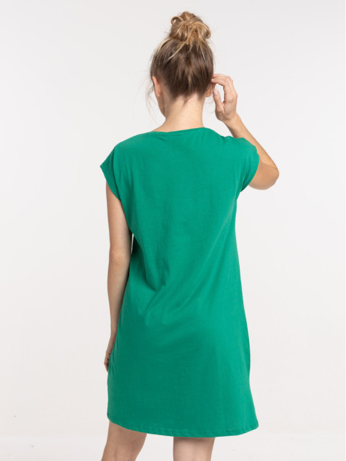 Liquette message vert bosphore femme