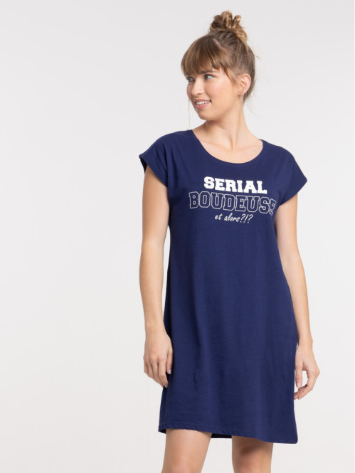 Chemise de nuit serial boudeuse femme Chemise de nuit serial boudeuse femme