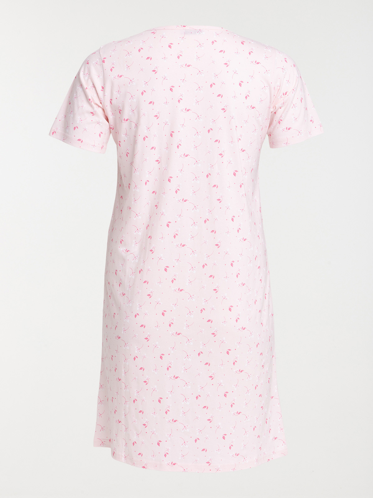 Chemise de nuit floral rose femme