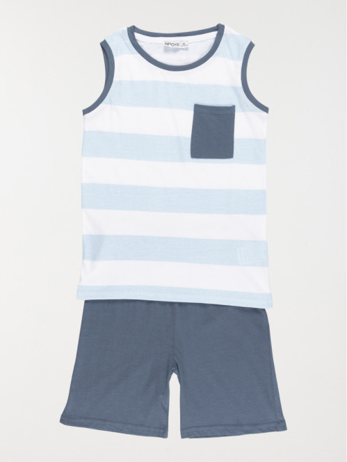 Pyjacourt rayé garçon (3-12A)