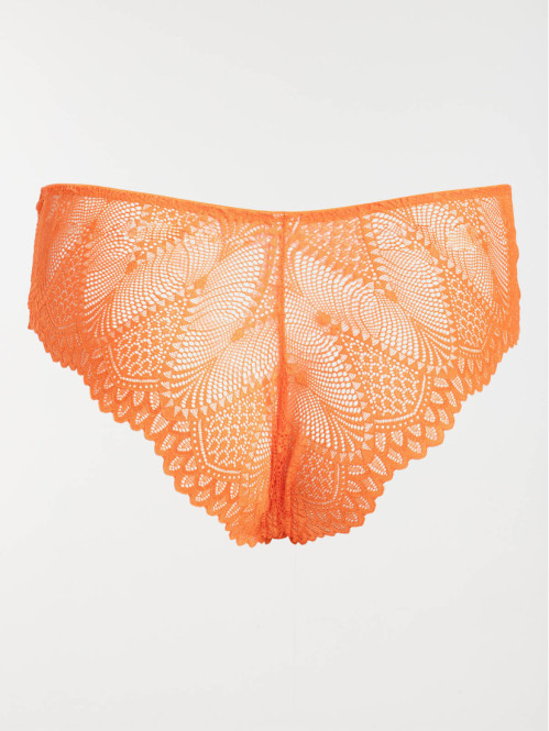 Culotte dentelle orange...