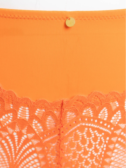 Culotte dentelle orange...