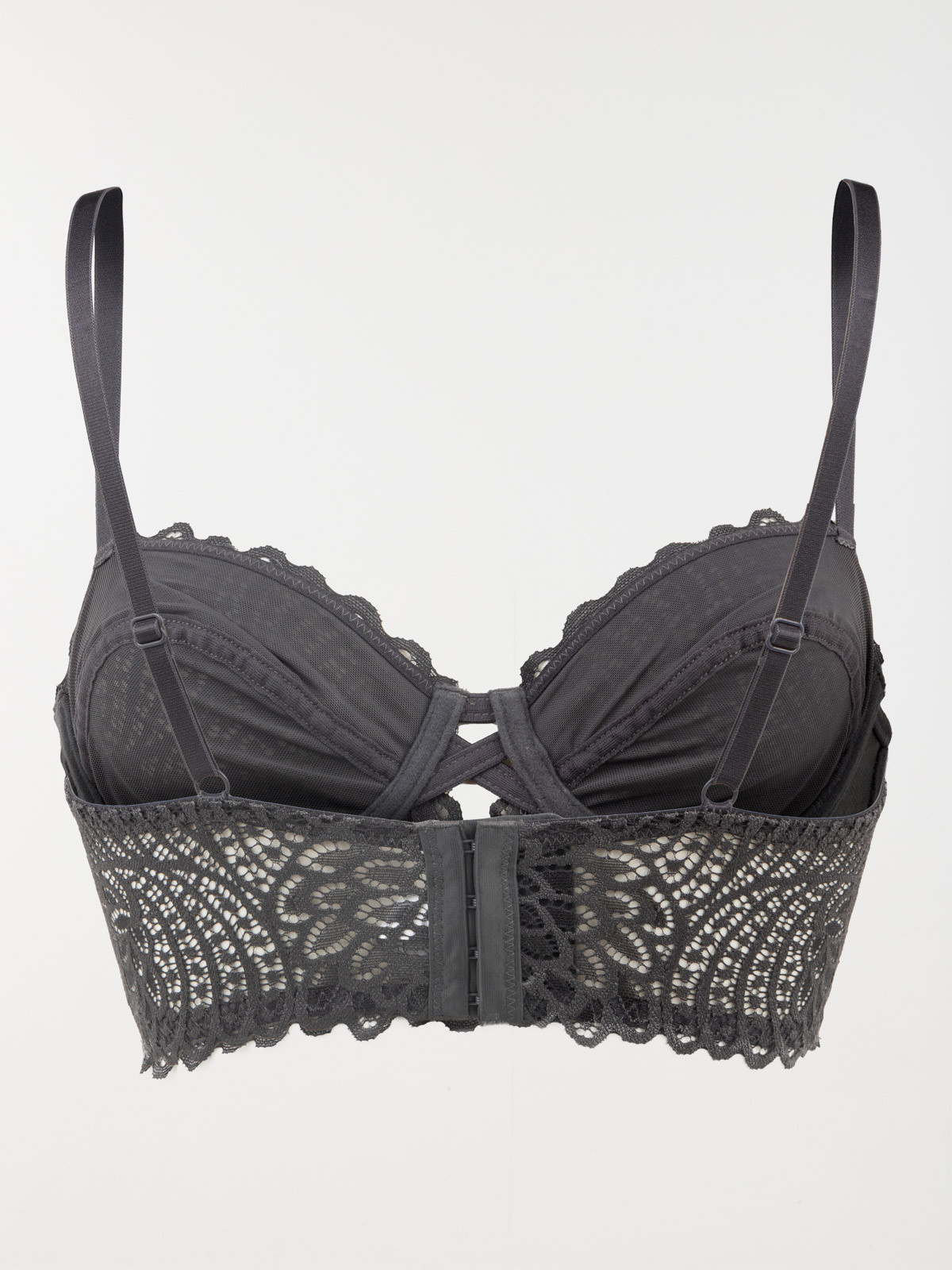 Bustier dentelle ardoise femme (85A-95D) Bustier dentelle ardoise femme (85A-95D)