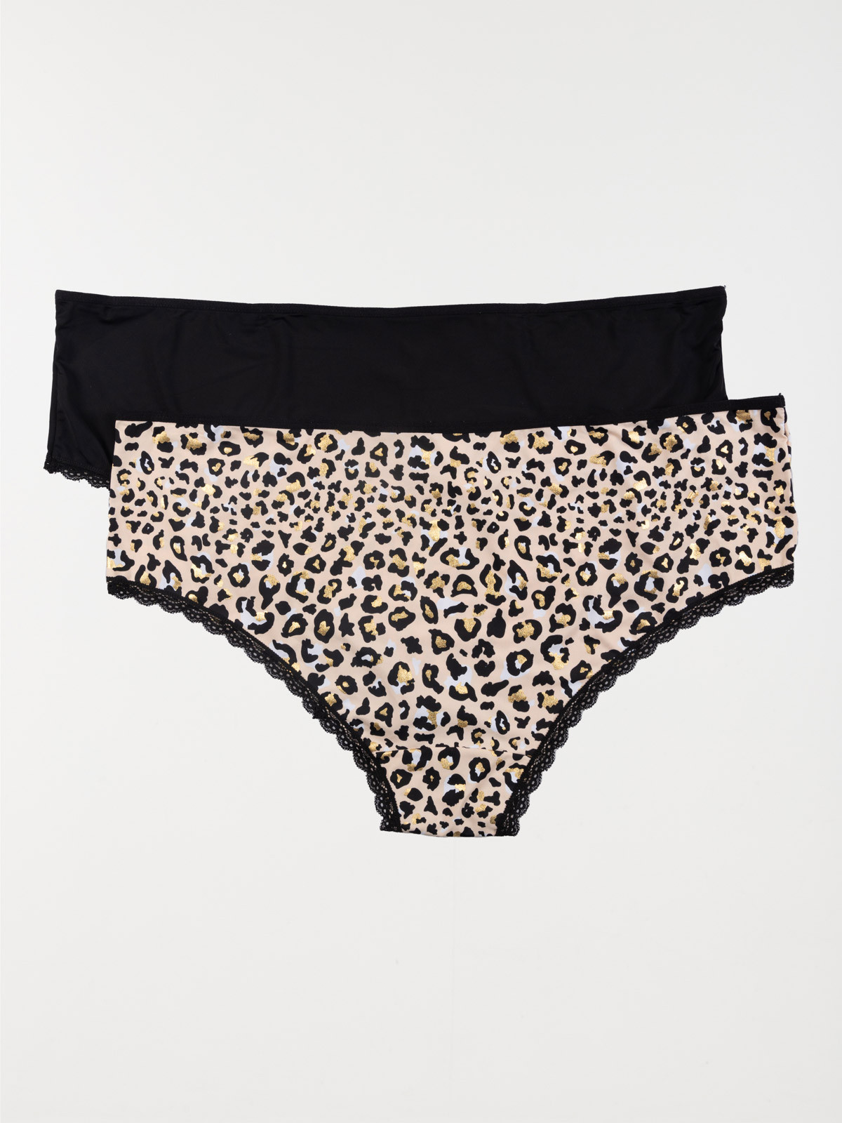 Lot 2 shorties imprimé/uni femme (44-52) Lot 2 shorties imprimé/uni femme (44-52)