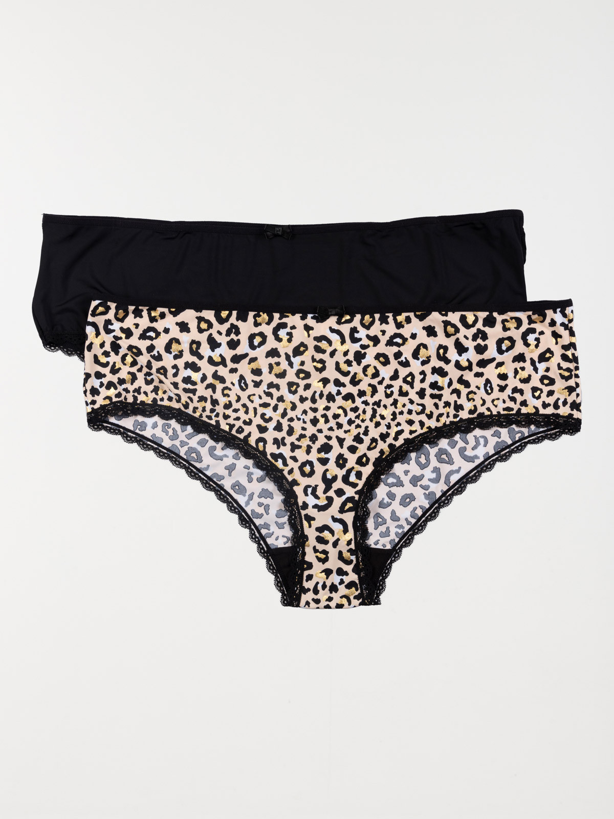 Lot 2 shorties imprimé/uni femme (44-52)