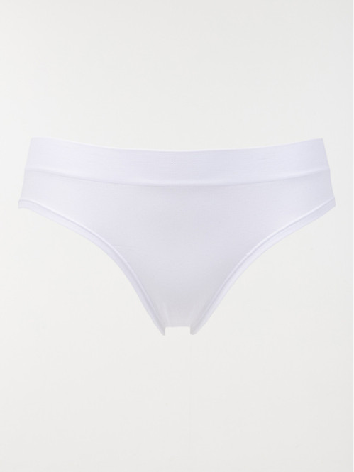 Slip midi SEAMLESS blanc femme