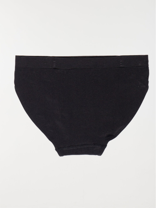 Slip midi seamless noir femme