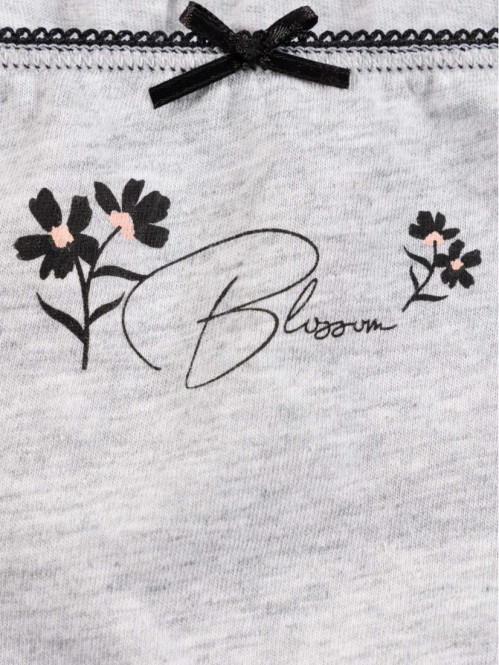 Lot de 5 slips imprimés femme