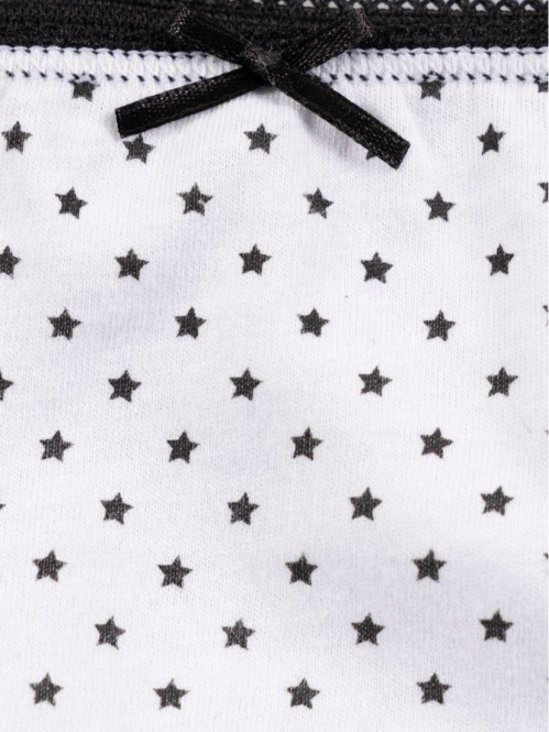 Lot de 5 slips imprimés femme