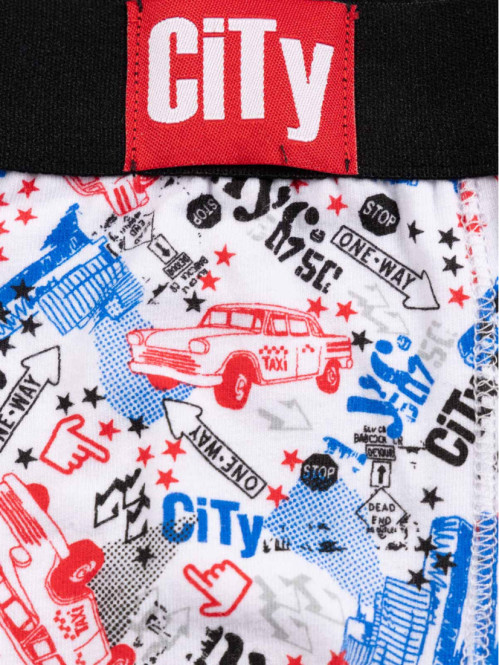 Lot de 3 boxers motif city garçon Lot de 3 boxers motif city garçon