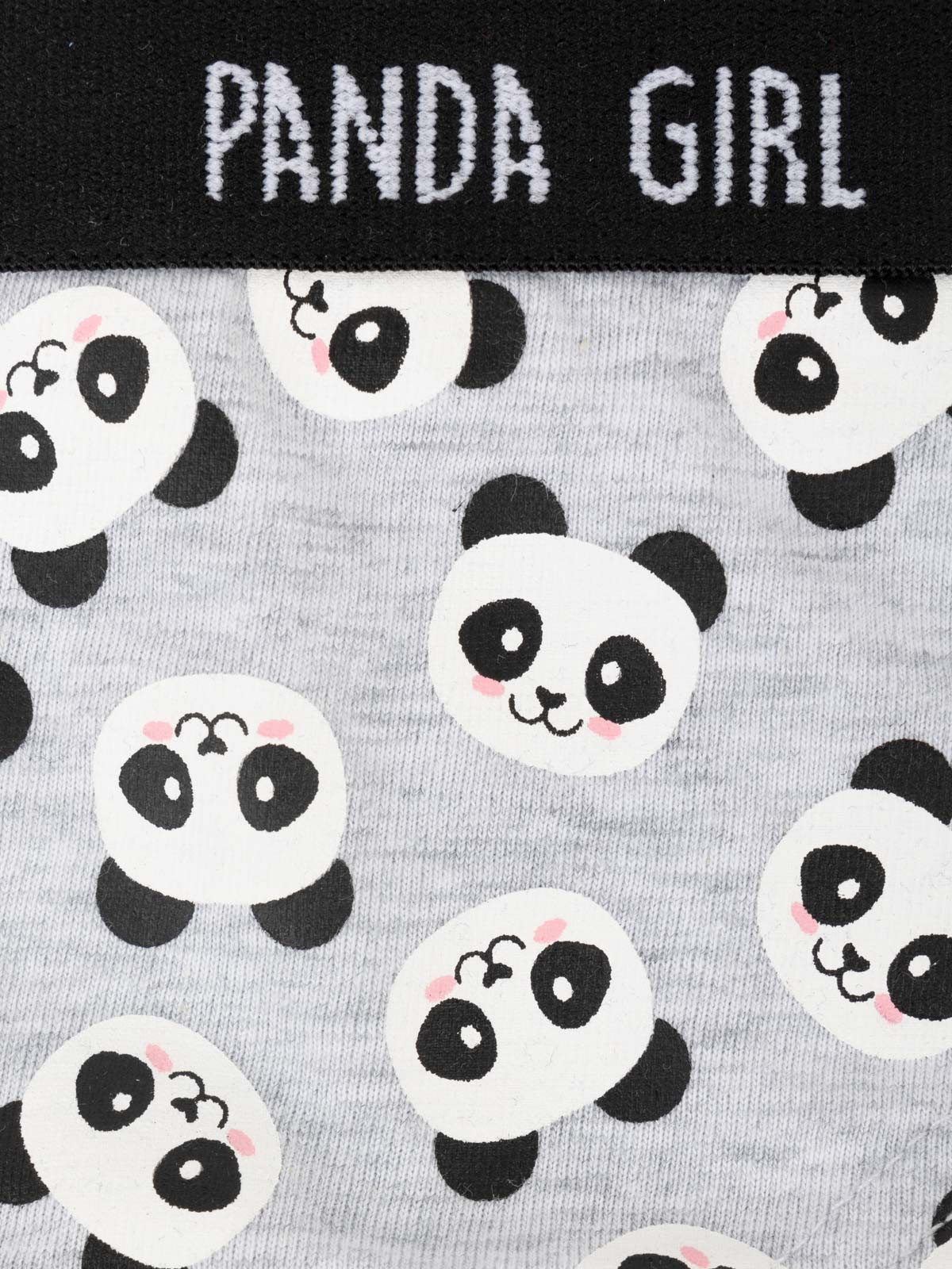 Lot de 3 slips panda fille