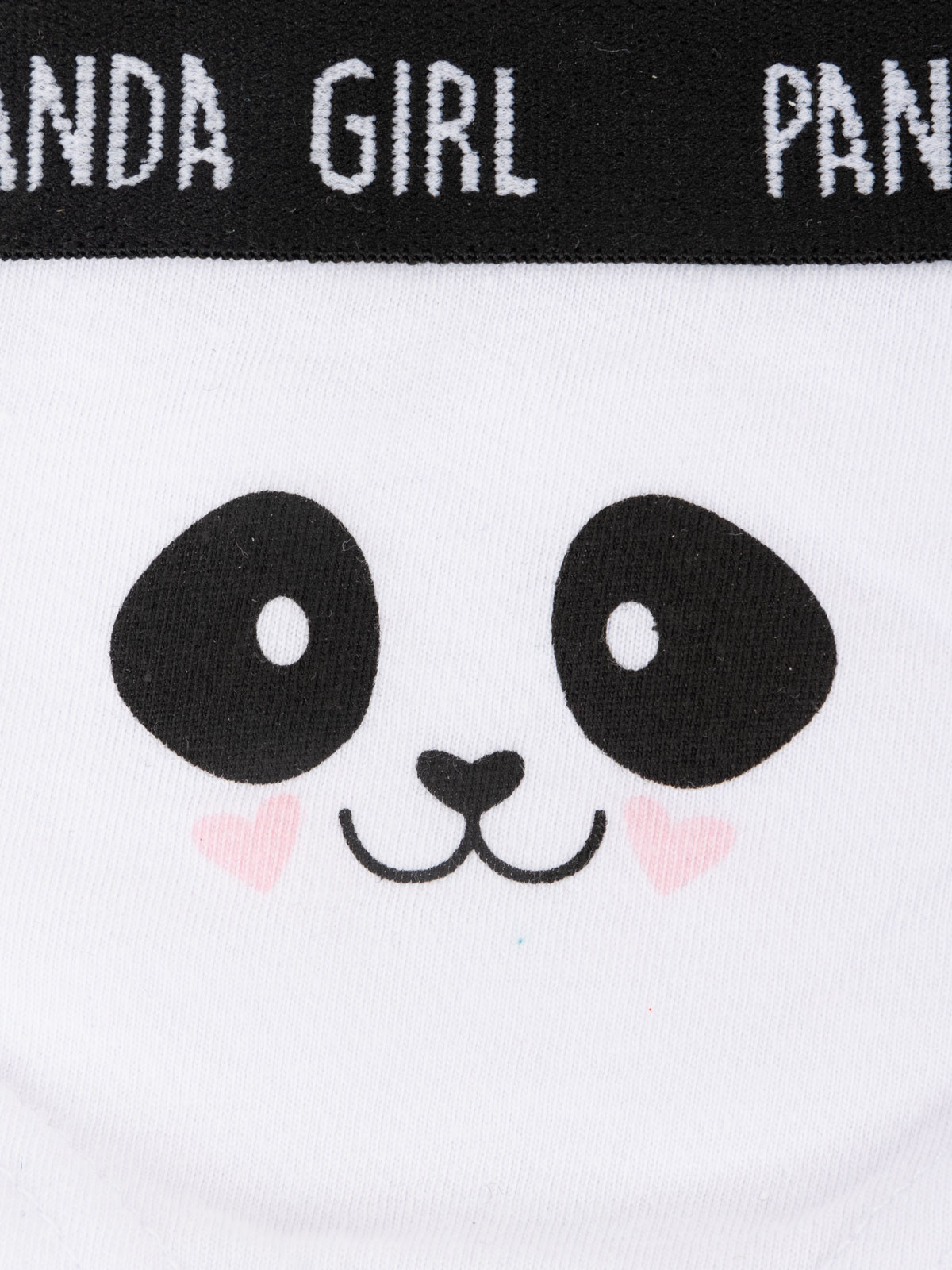 Lot de 3 slips panda fille