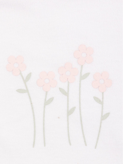 Lot de 4 bodies fille fleurs (3-24M) Lot de 4 bodies fille fleurs (3-24M)