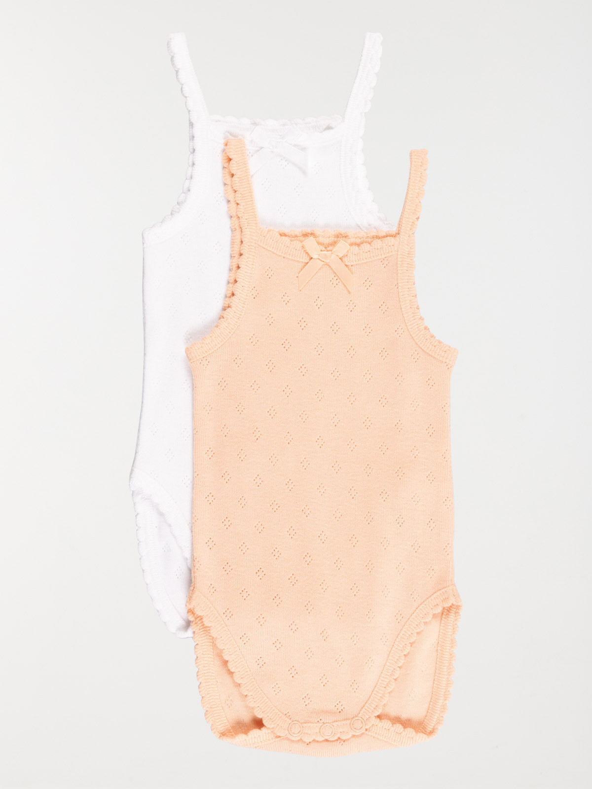Lot de bodies bretelles fille (3-24M)