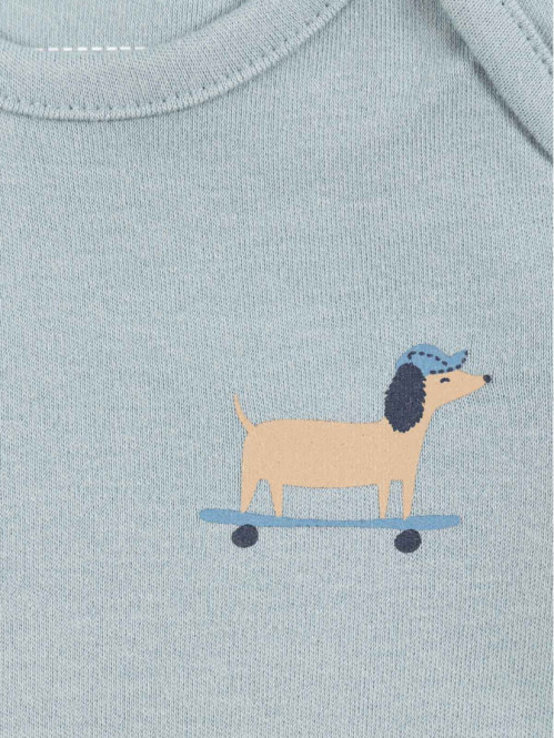 Lot 4 bodies motif chien garçon (3-24M)