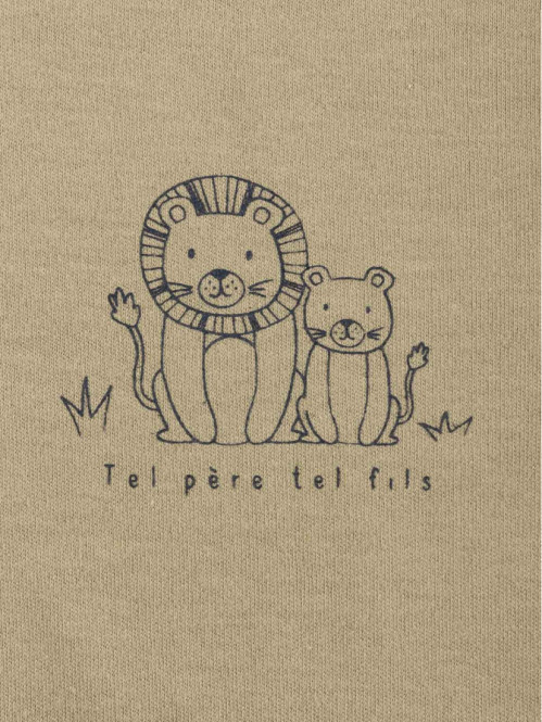 Lot 4 bodies motif lion garçon (3-24M)