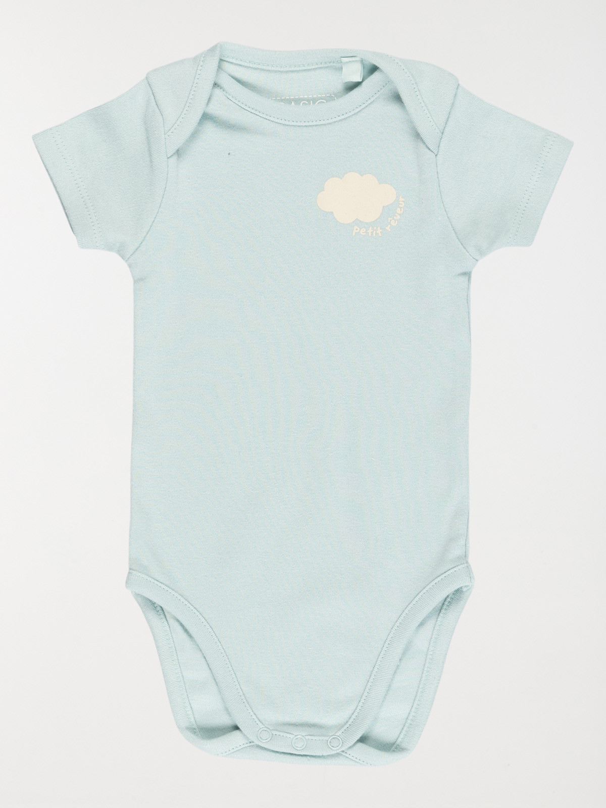 Lot 2 bodies motif nuage garçon (3-24M)