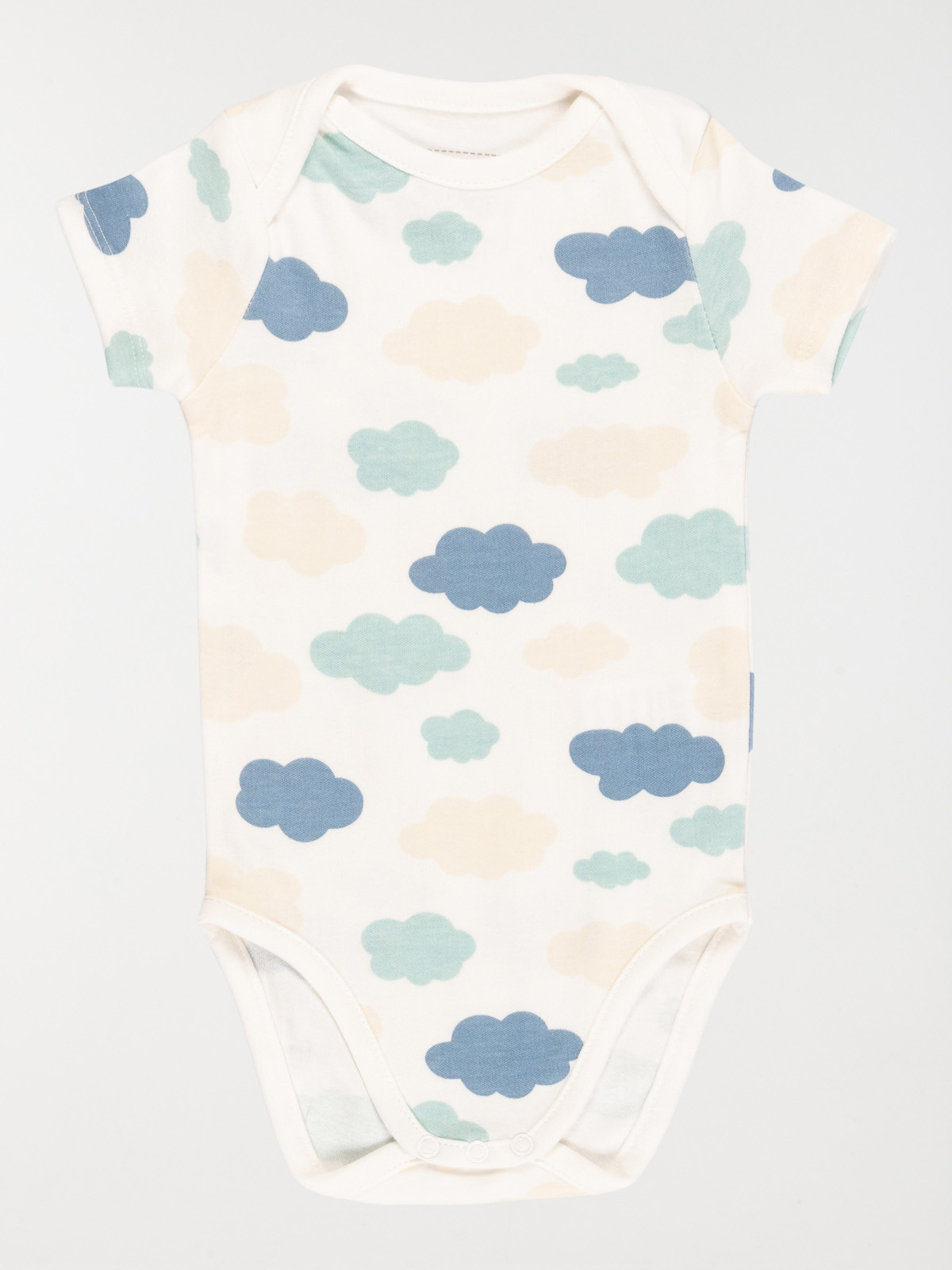 Lot 2 bodies motif nuage garçon (3-24M)