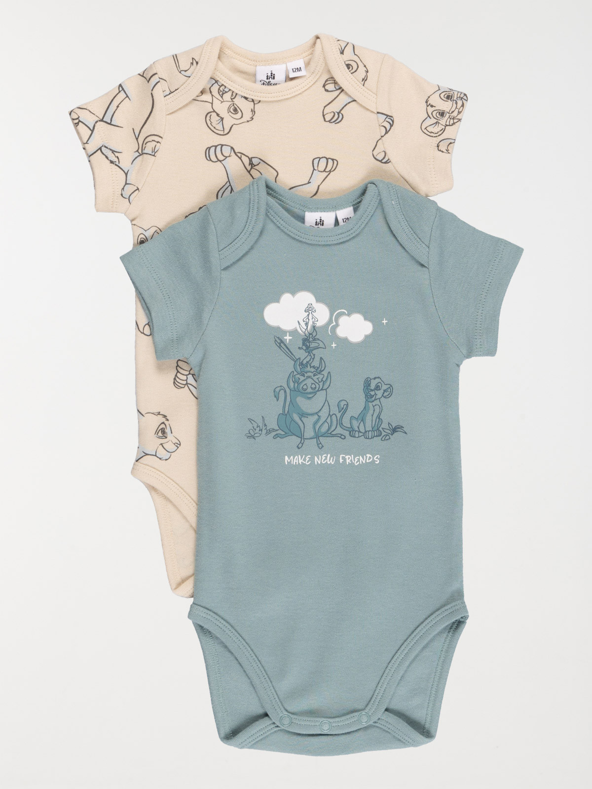 Lot bodies Simba Roi Lion garçon (3-24M)