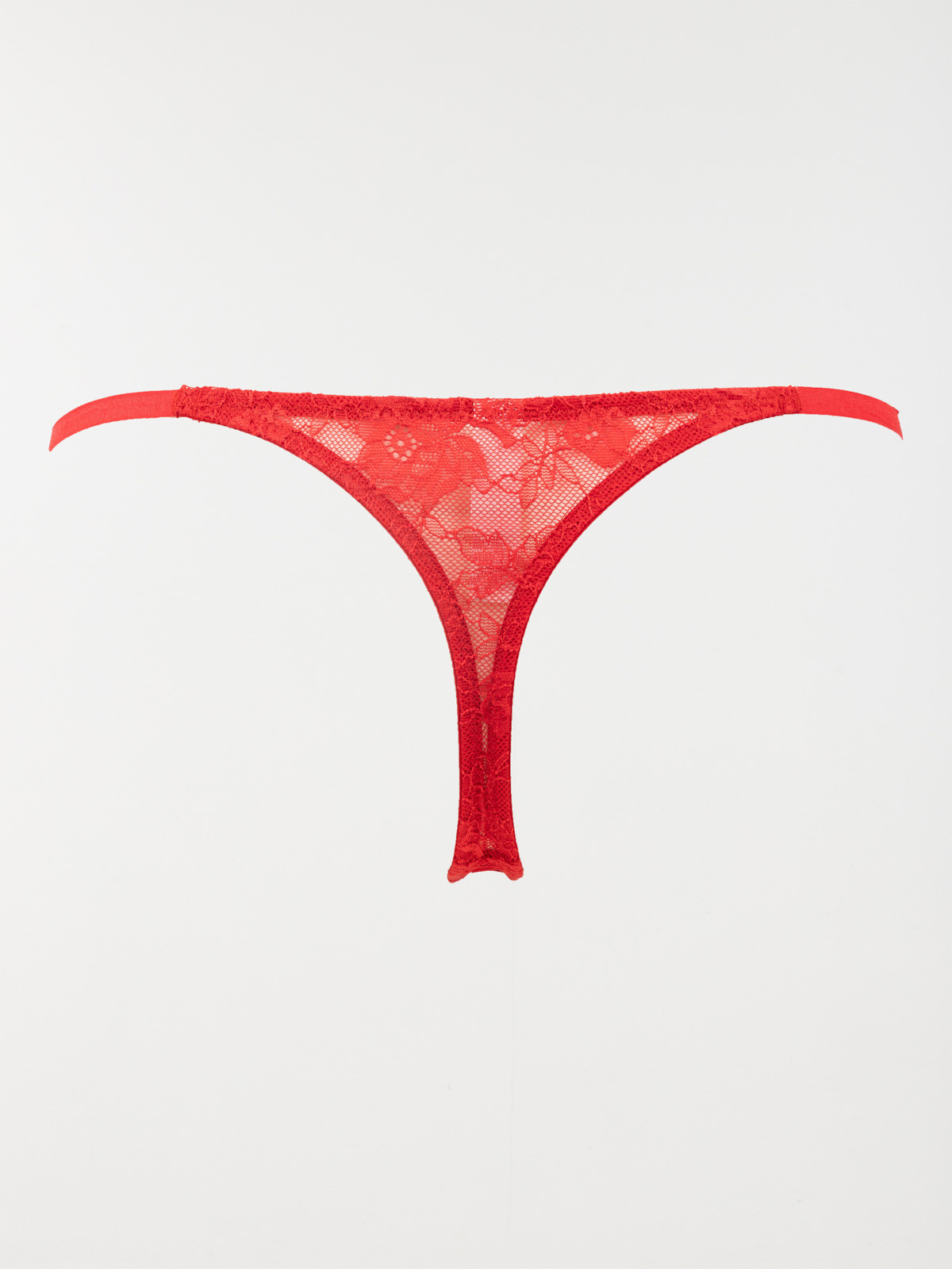 String dentelle rouge kiss femme (36-44)
