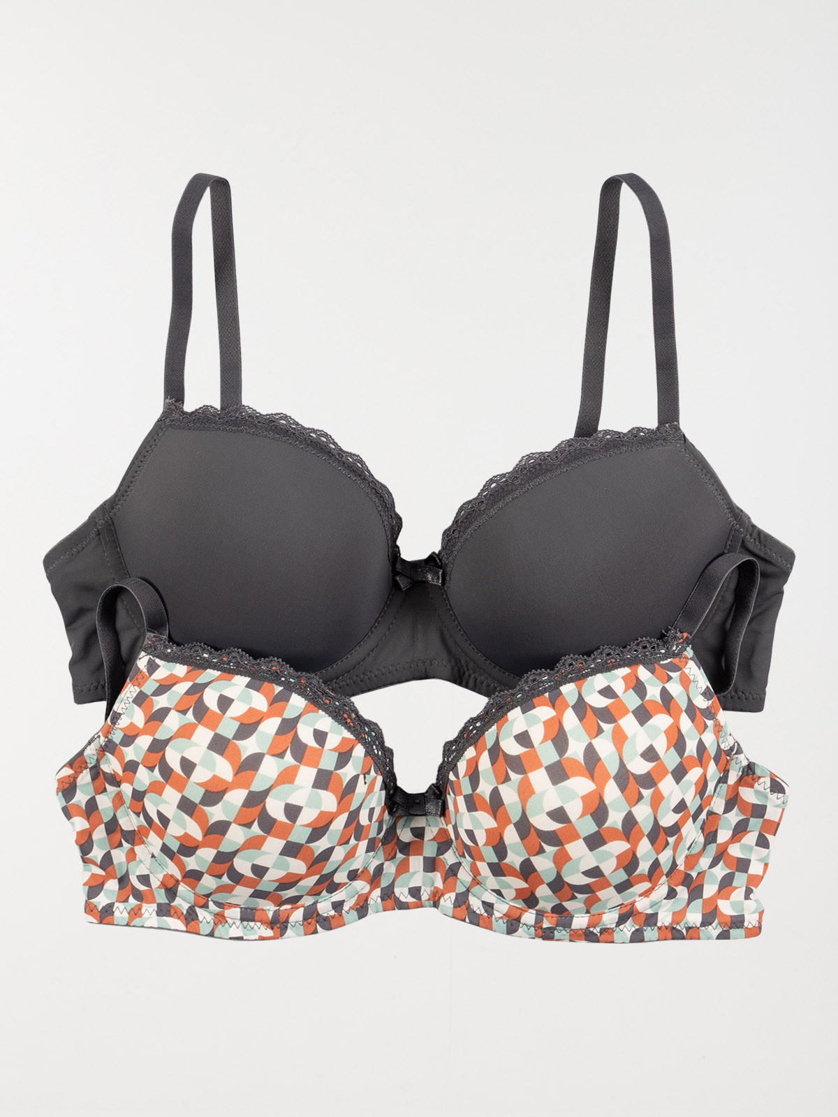 Lot de 2 soutiens-gorge femme (85A-95D)