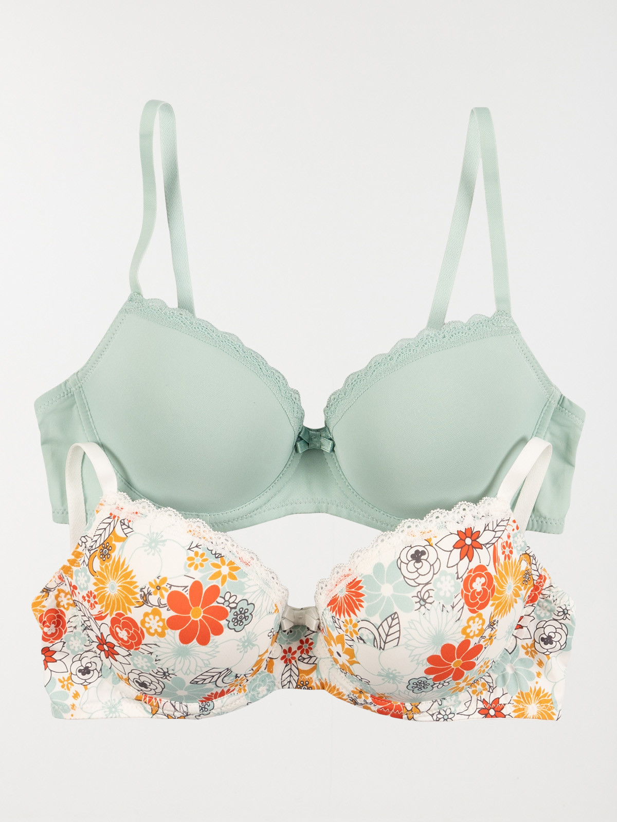 Lot de 2 soutiens-gorge femme (85A-95D)