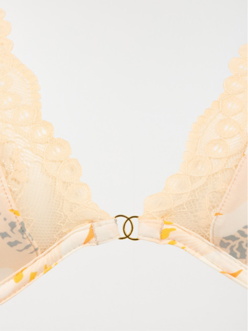 Soutien-gorge fleuri femme...