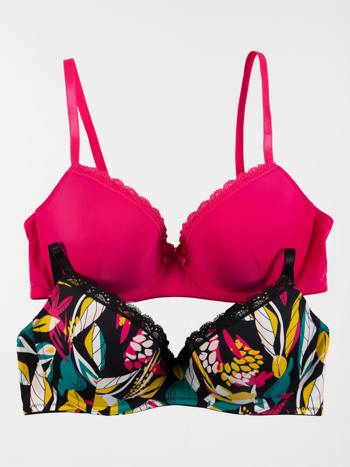 Lot 2 soutien-gorge femme (85A-95D)