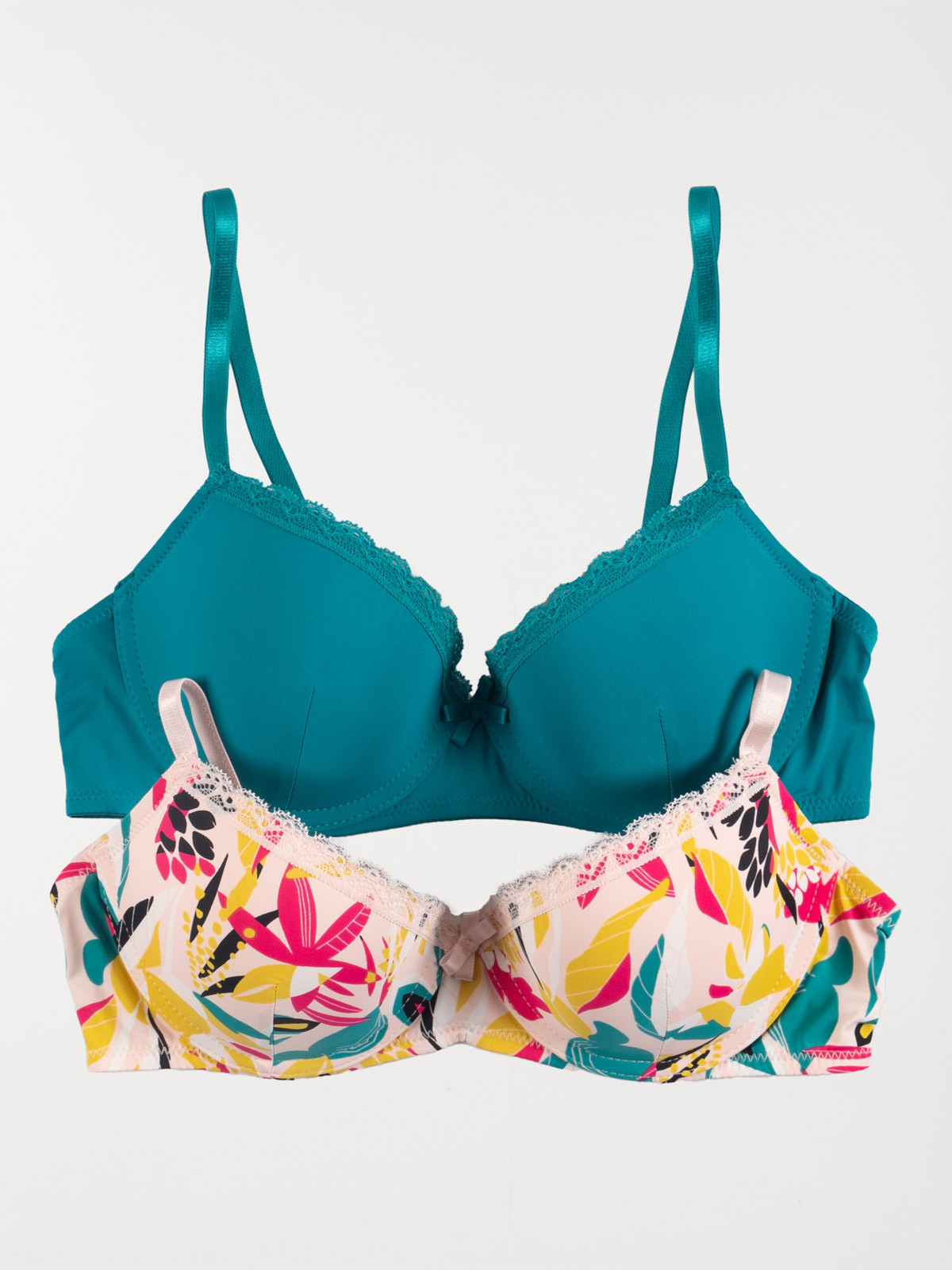 Lot 2 soutien-gorges femme (85A-95D)
