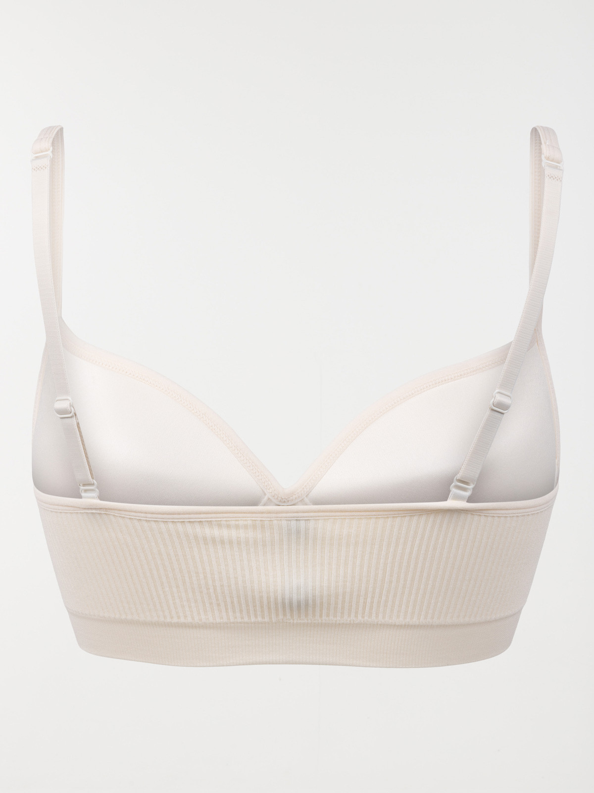 Bustier côtelé ivoire femme (S-XL)
