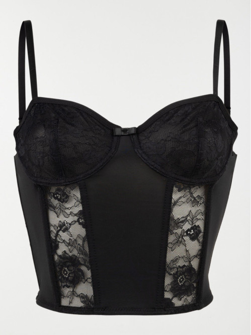 Bustier dentelle noir femme (85B-95D)