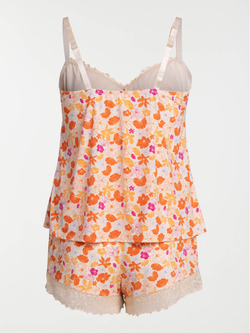 Pyjashort imprimé grande taille femme Pyjashort imprimé grande taille femme