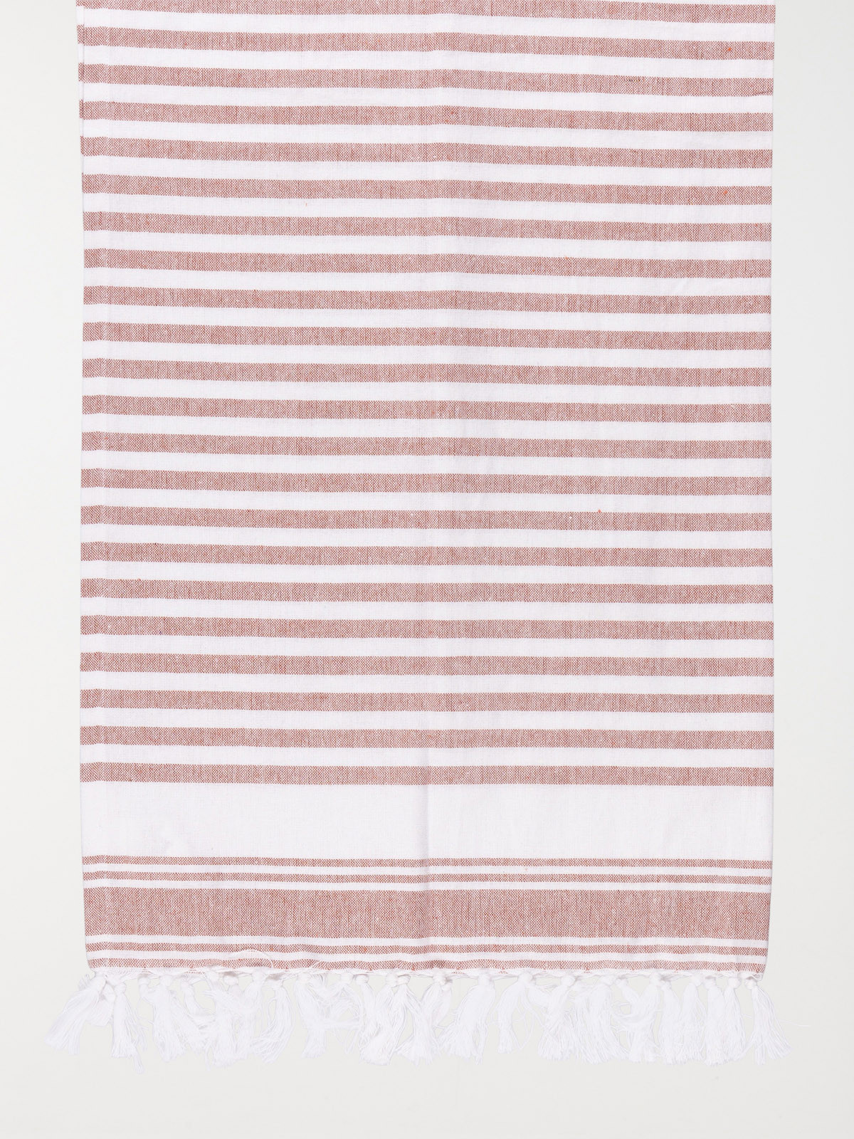 Fouta rayée terracotta femme 80 x 150 cm Fouta rayée terracotta femme 80 x 150 cm