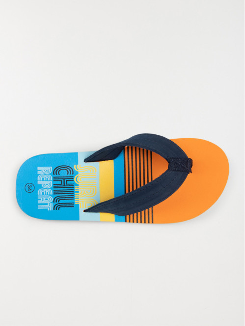 Tong marine imprimée garçon (31-35)