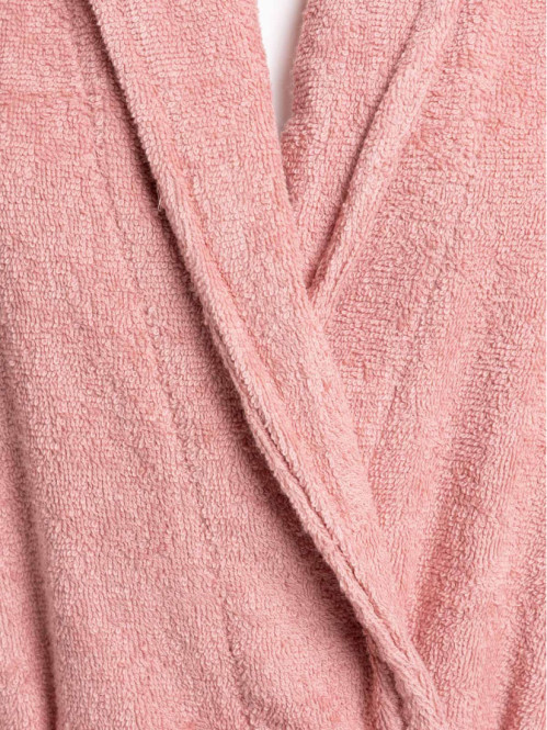 Peignoir adulte coloris blush