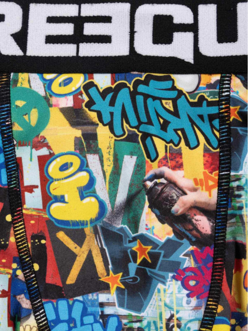 Boxer Freegun motif graffiti garçon