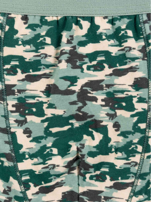 Lot de 3 boxers motif camouflage garçon