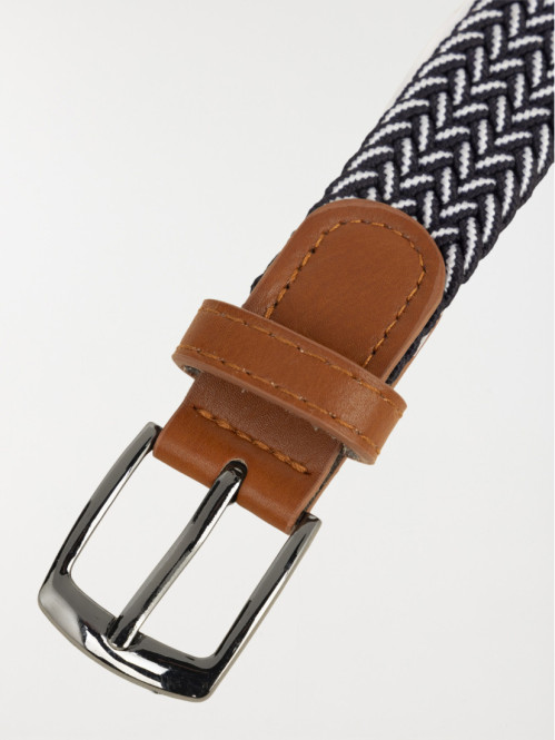 Ceinture tressée élastiquée garçon
