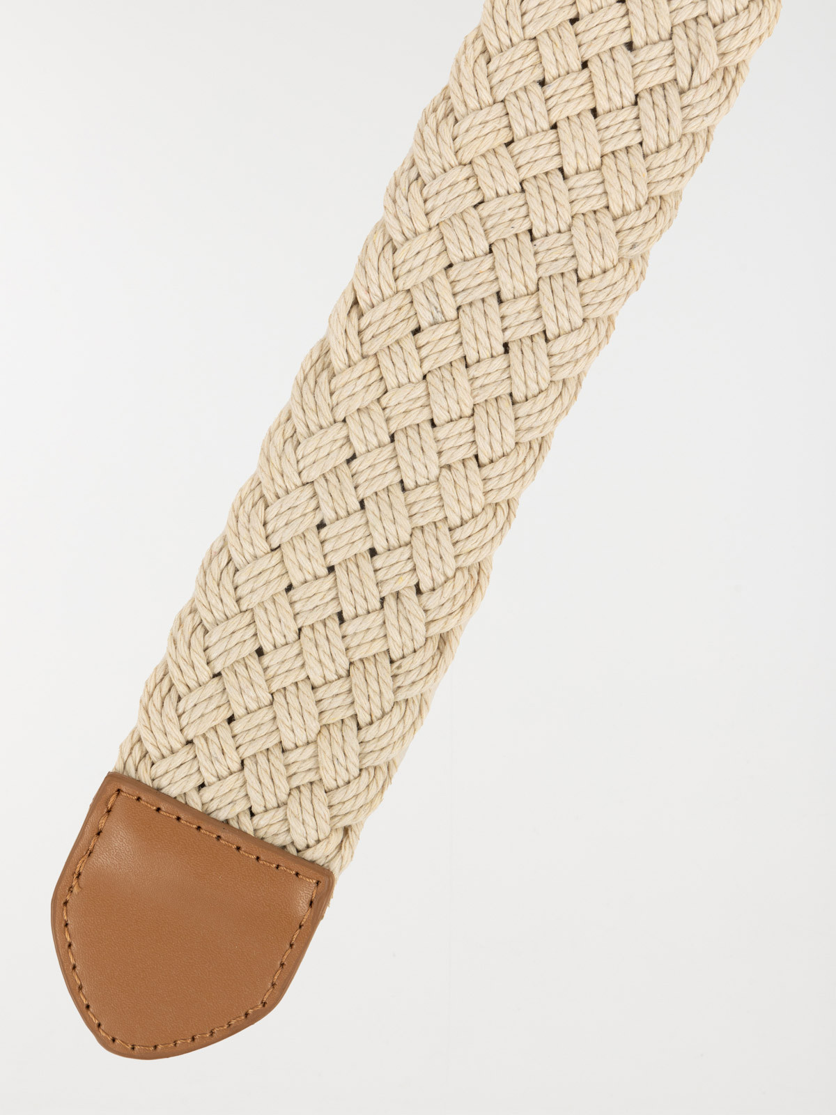 Ceinture tressée écru femme Ceinture tressée écru femme