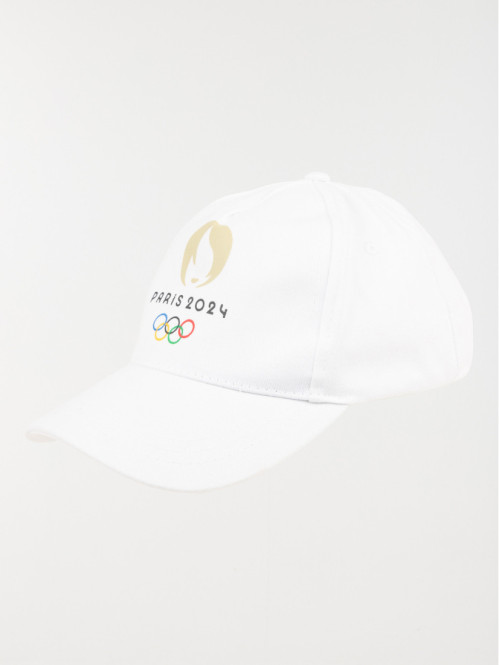 Casquette JO Paris 2024 blanche Casquette JO Paris 2024 blanche