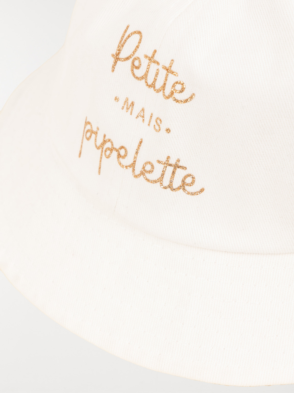 Chapeau blanc oreilles en relief bébé