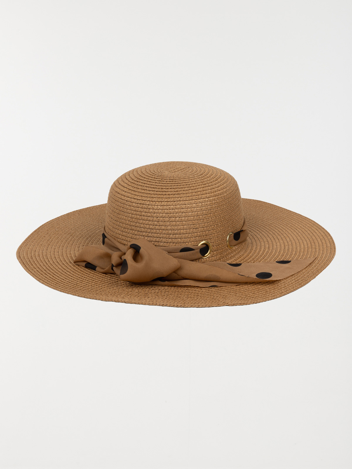 Chapeau ruban à pois femme